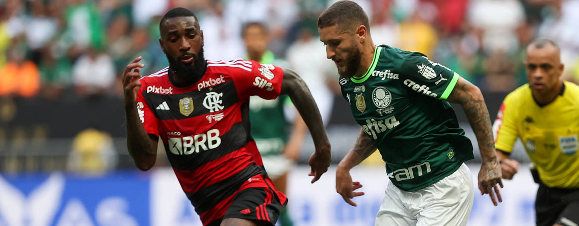 Flamengo x Palmeiras ao vivo 08/11/2023 - Brasileirão Série A